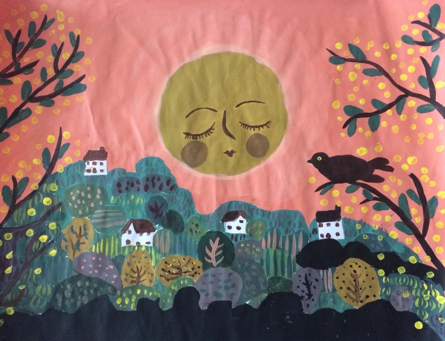 After Jane Newland — Acrylic · illustration