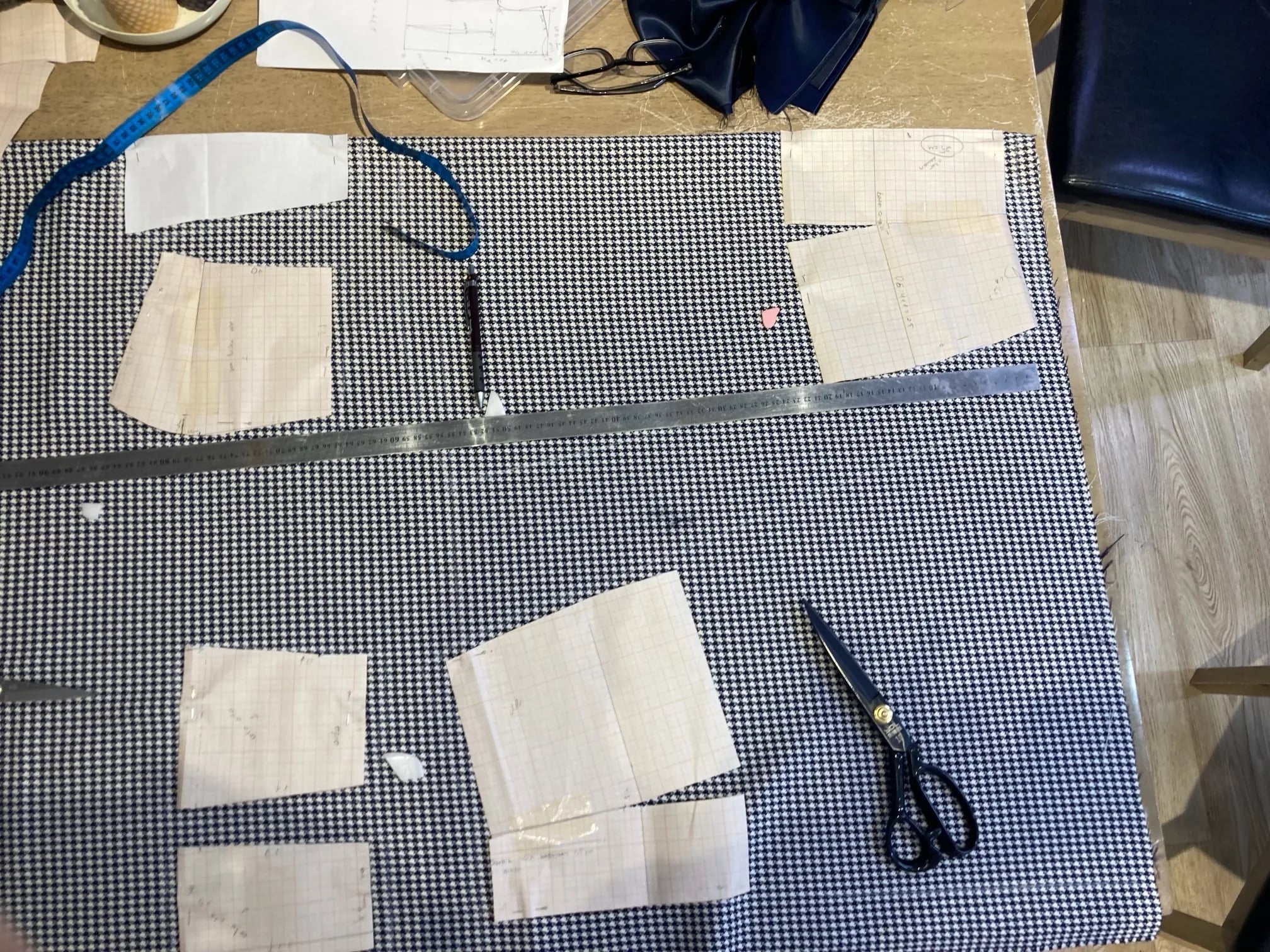 Checkered — making process